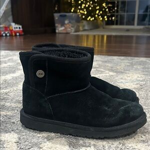 UGG Classic Black Ankle Boots